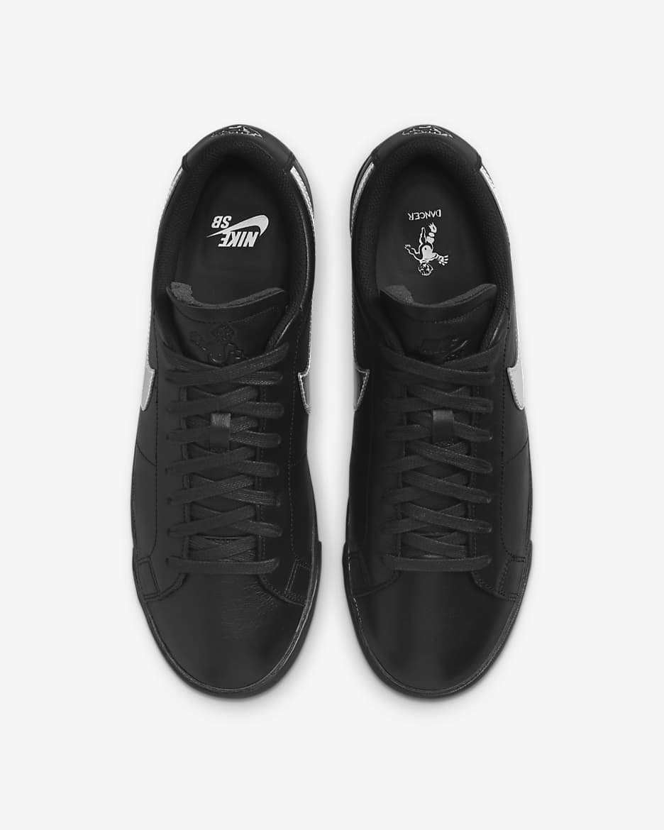 Nike sb blazer black black best sale